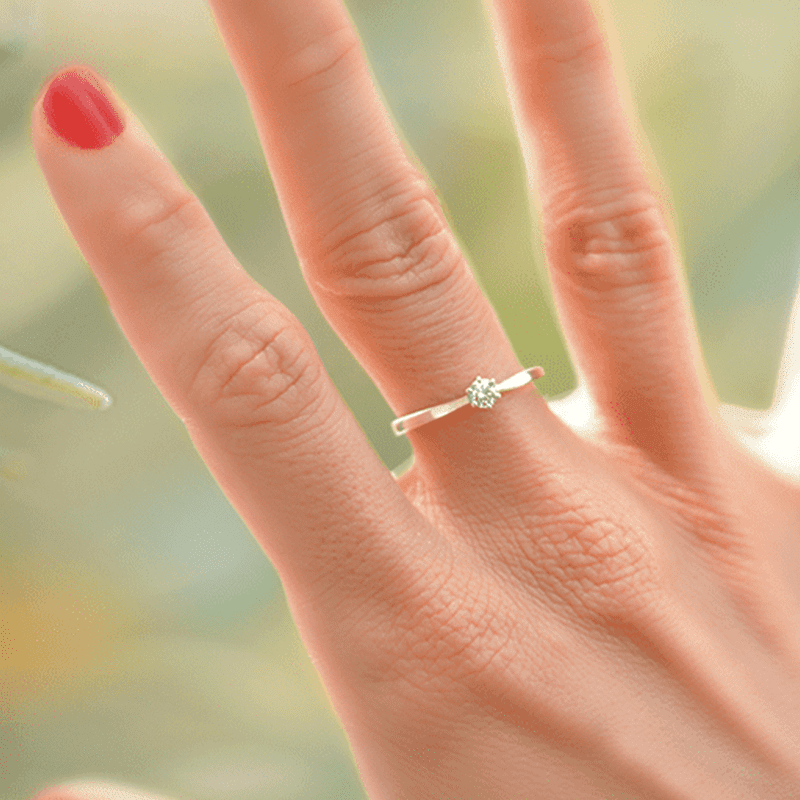 Solitaire 3.5 mm - Faventine joaillerie