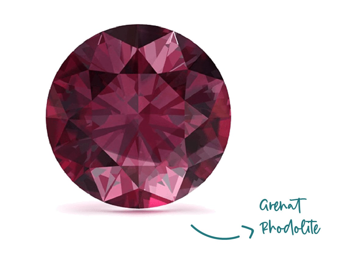 Grenat Rhodolite | Faventine Joaillerie en ligne personnalisable